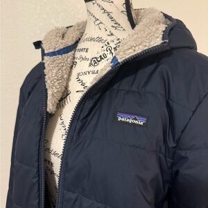 Patagonia Navy Blue XXL Kids' Reversible Ready Freddy Hoody